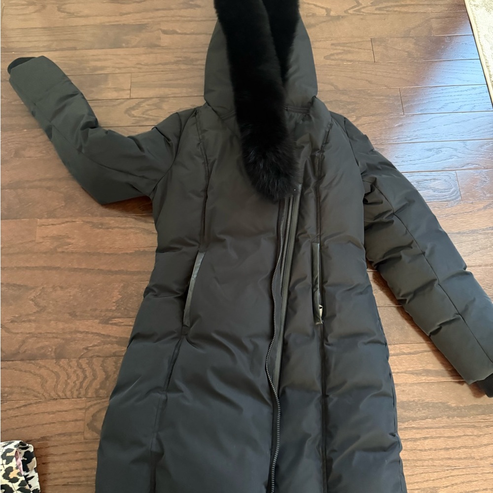 Mackage Black Hooded Puffer Jacket